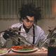Pictured: Me eating out of a plate